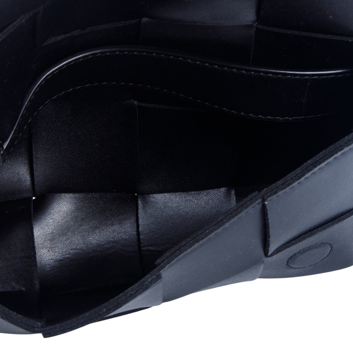 Bottega Veneta Black Nappa Maxi Intreccio The Belt Cassette Bag
