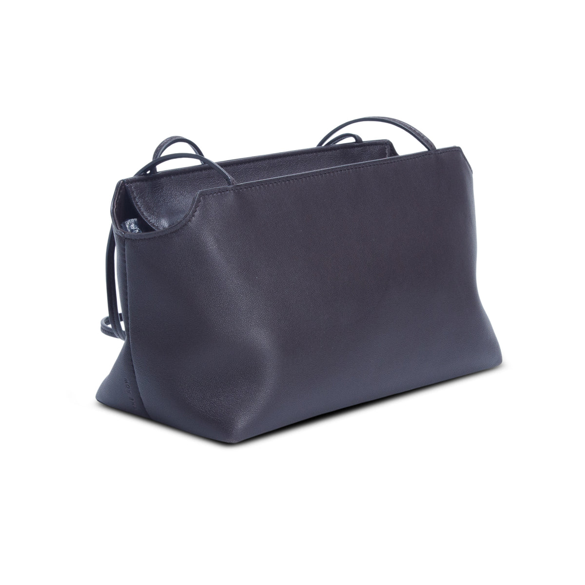 The Row Brown Grained Lambskin Terrase To-Go Bag