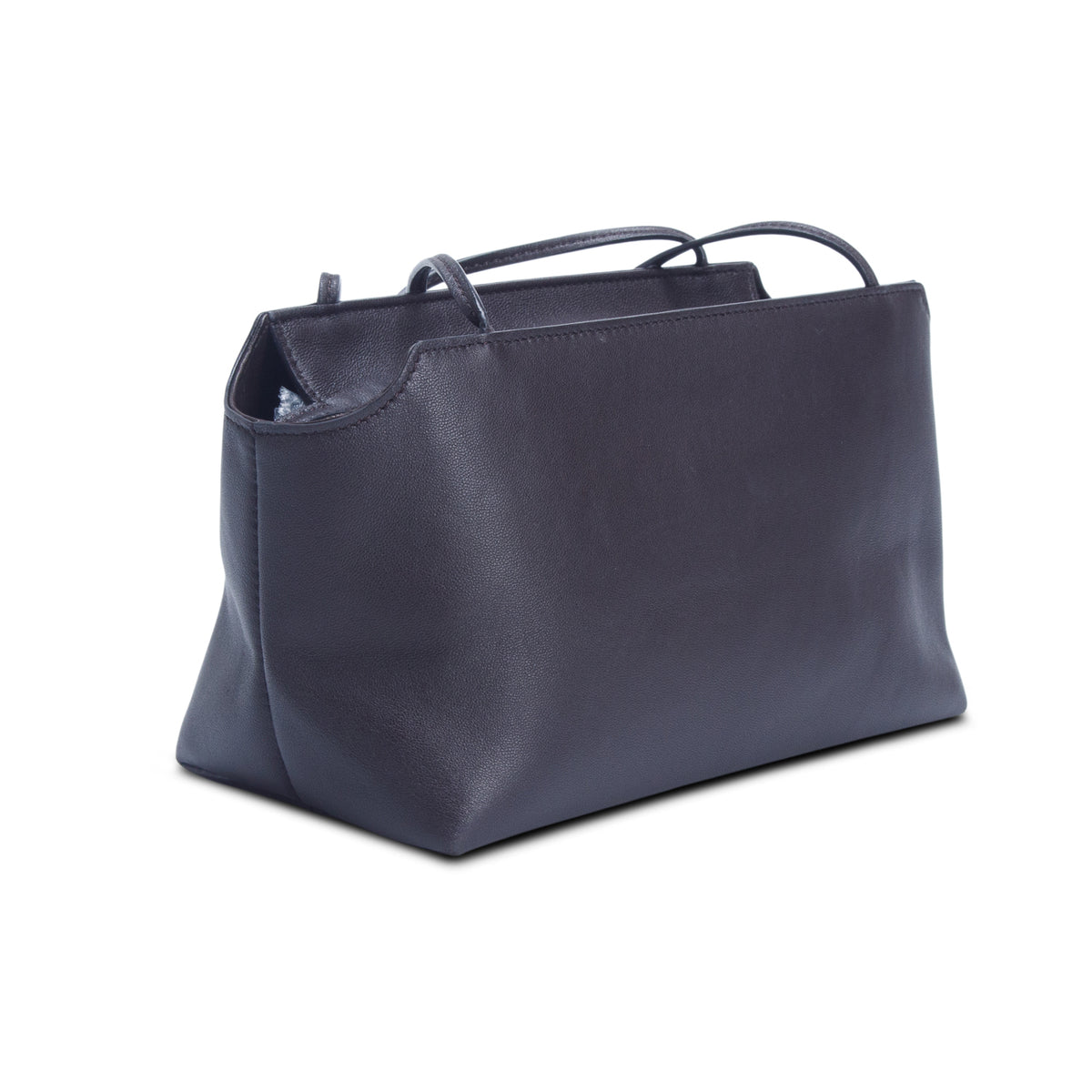 The Row Brown Grained Lambskin Terrase To-Go Bag