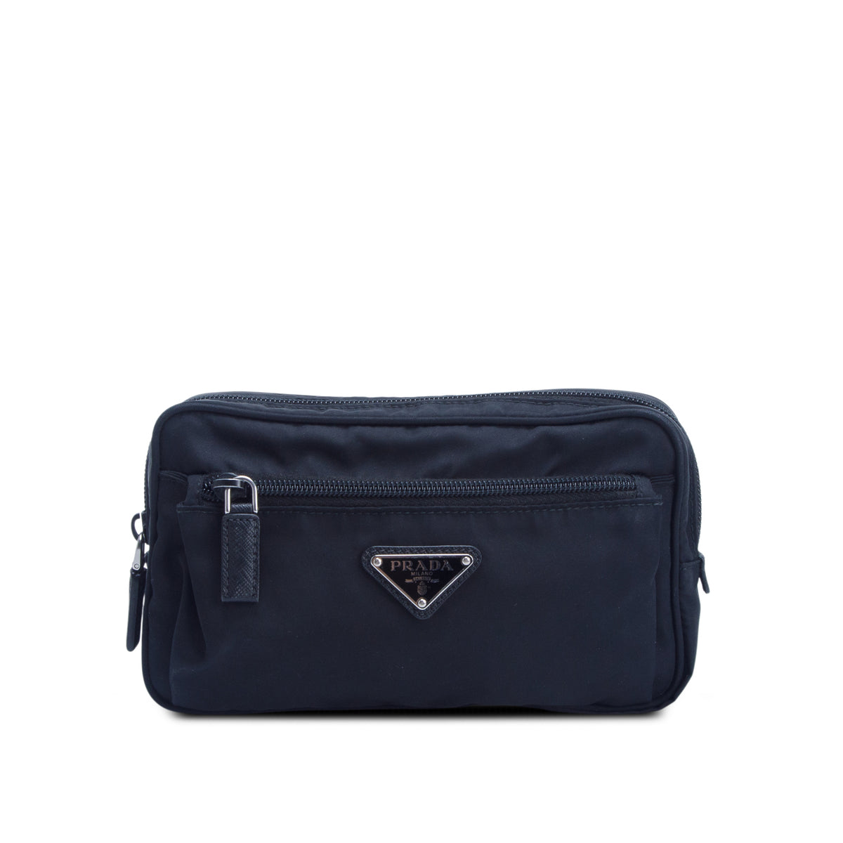 Prada Black Tessuto Nylon Montagna Belt Bag