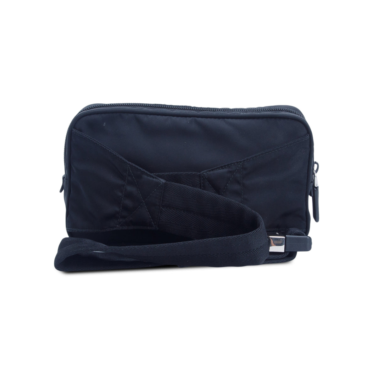 Prada Black Tessuto Nylon Montagna Belt Bag