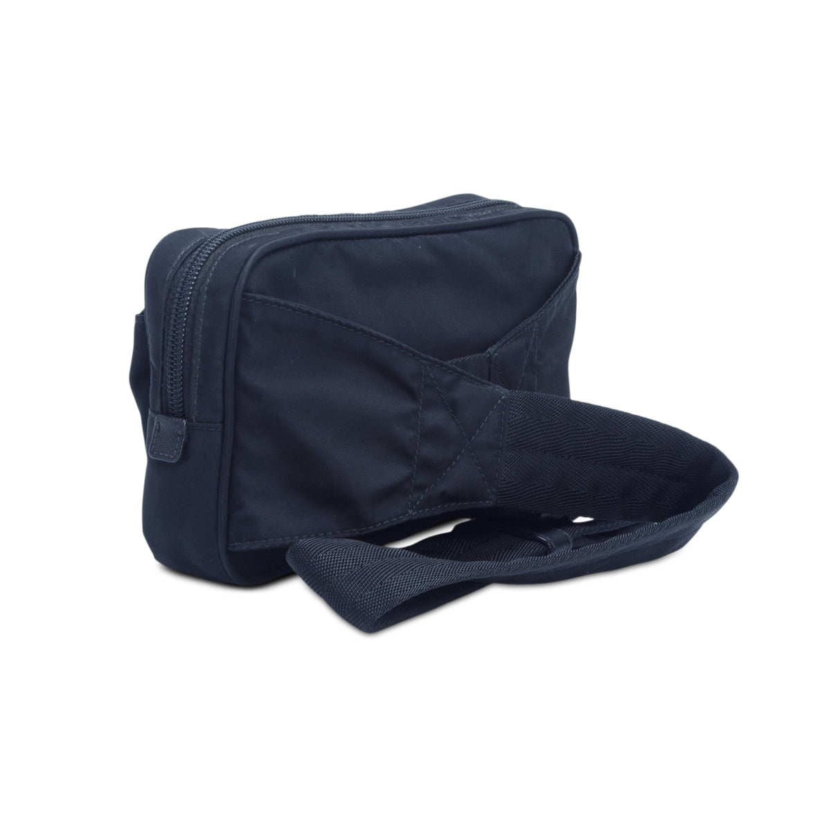 Prada Black Tessuto Nylon Montagna Belt Bag