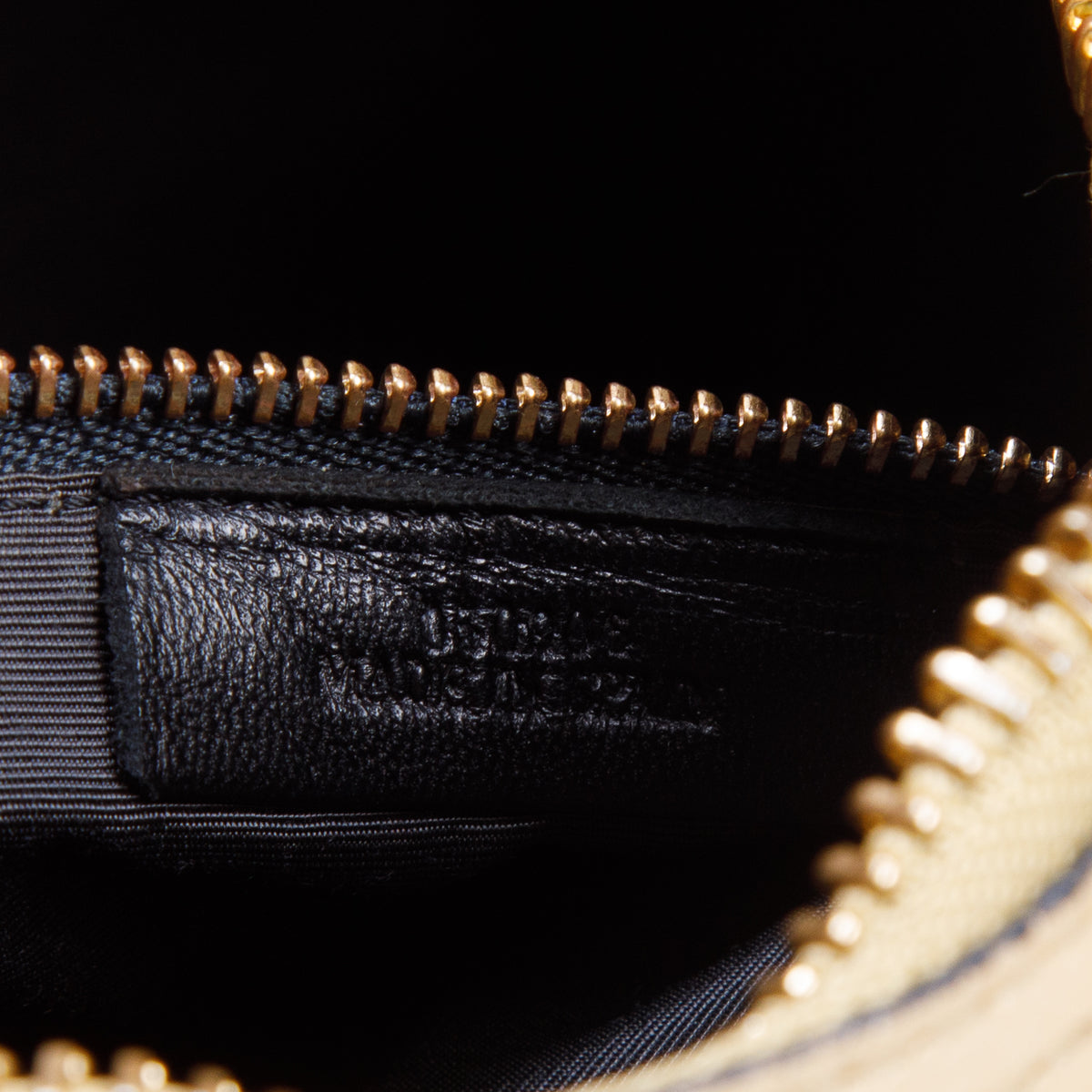 Loewe Gold Grained Calfskin Amazona 28