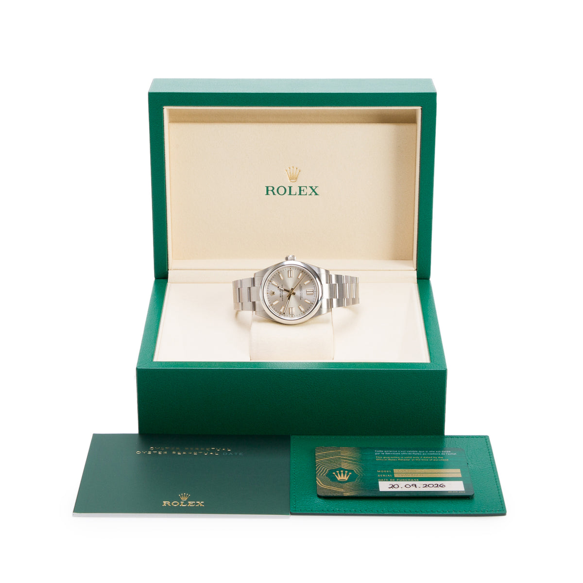 Rolex 2026 Stainless Steel Oyster Perpetual 41 MM Automatic Watch Silver Dial 134300 w/ Box & Papers