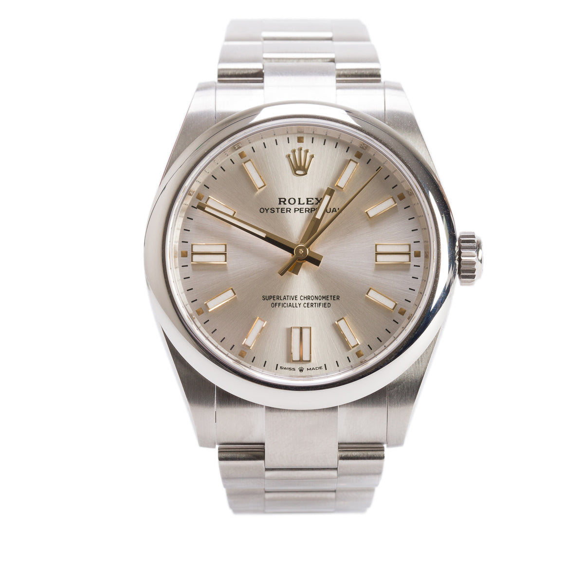 Rolex 2026 Stainless Steel Oyster Perpetual 41 MM Automatic Watch Silver Dial 134300 w/ Box & Papers