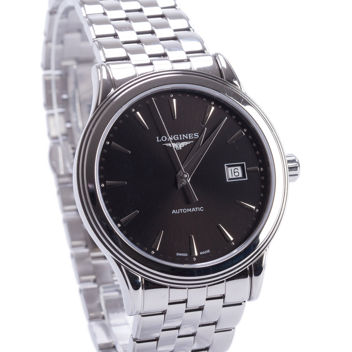 Longines 2026 Stainless Steel Flagship Classic 40 MM Automatic Watch Black Dial w/ Box & Papers