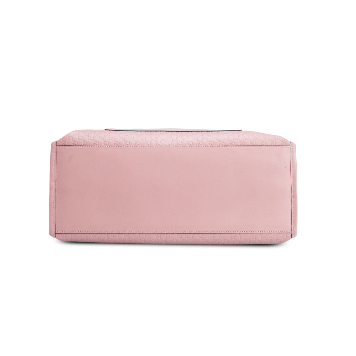 Gucci Pink Soft Signature Leather Large Tote w/ Strap