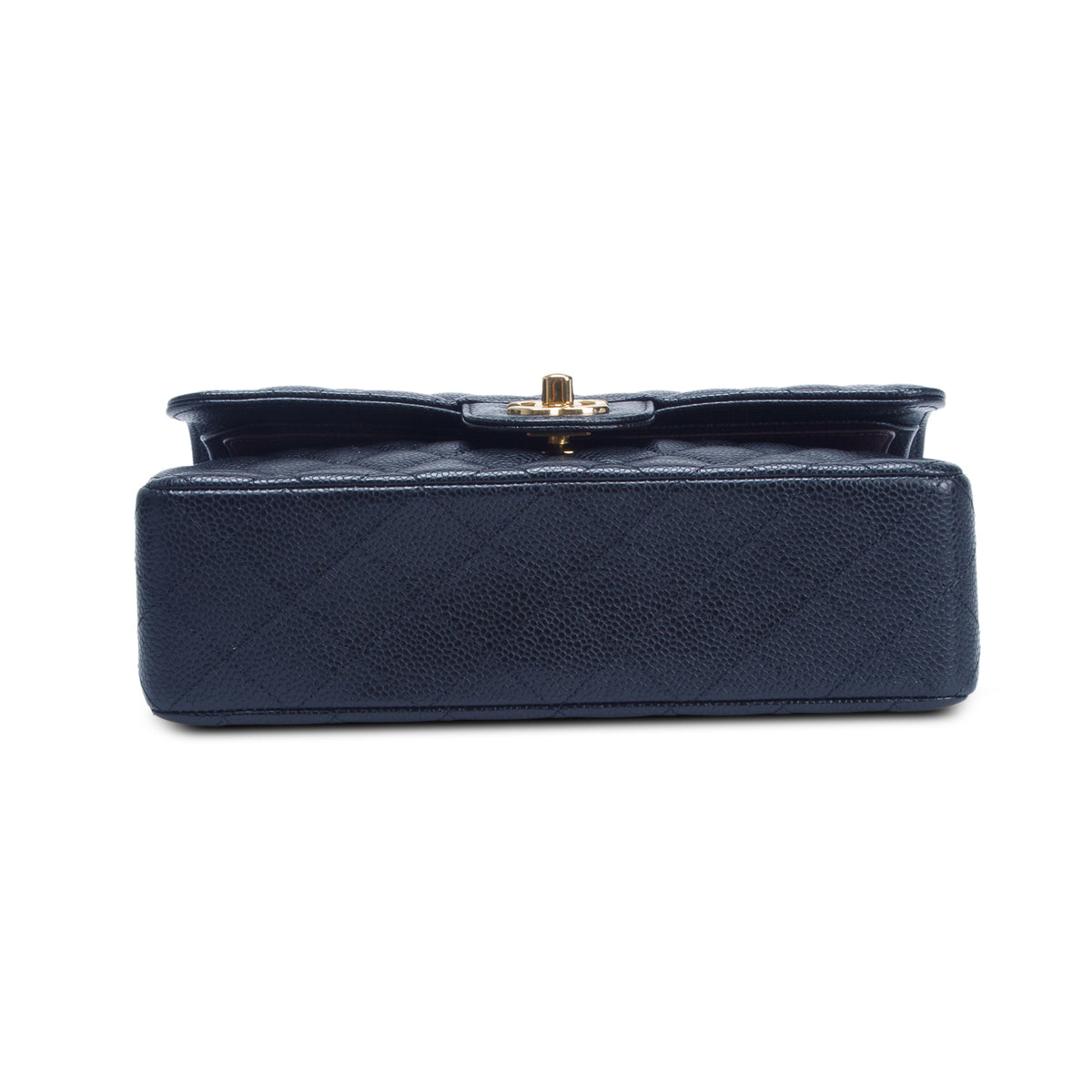 Chanel 2024 Black Quilted Caviar Leather Classic Small Double Flap Bag w/ Box & Receipt