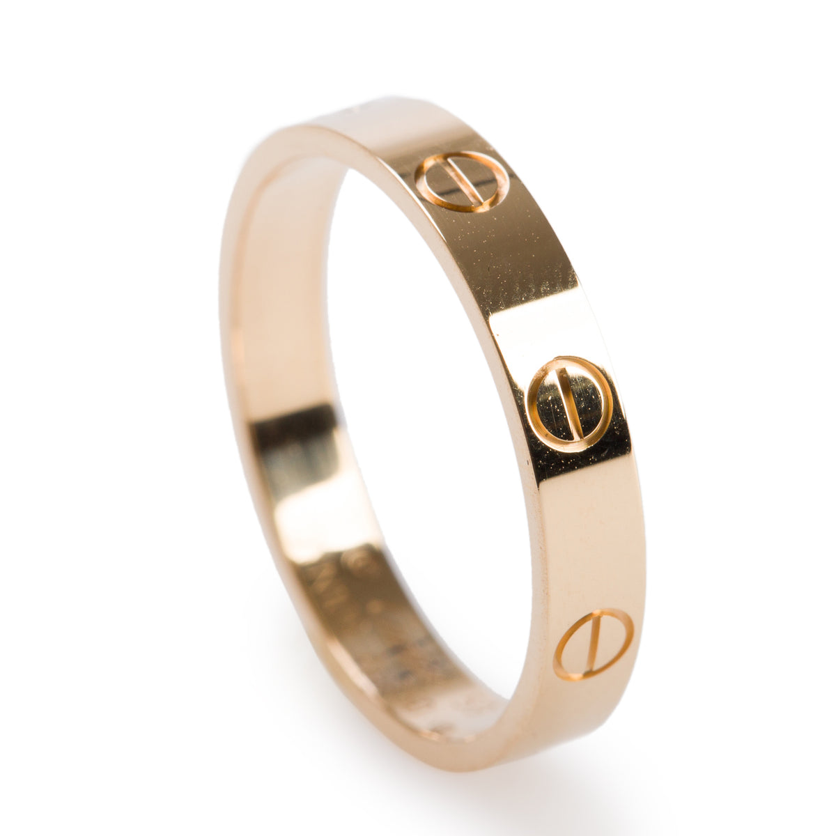 Cartier 2020 18k Yellow Gold 3.6 mm Love Wedding Band Ring, Small Model Size 59 9 w/ Box, Receipt & Certificate