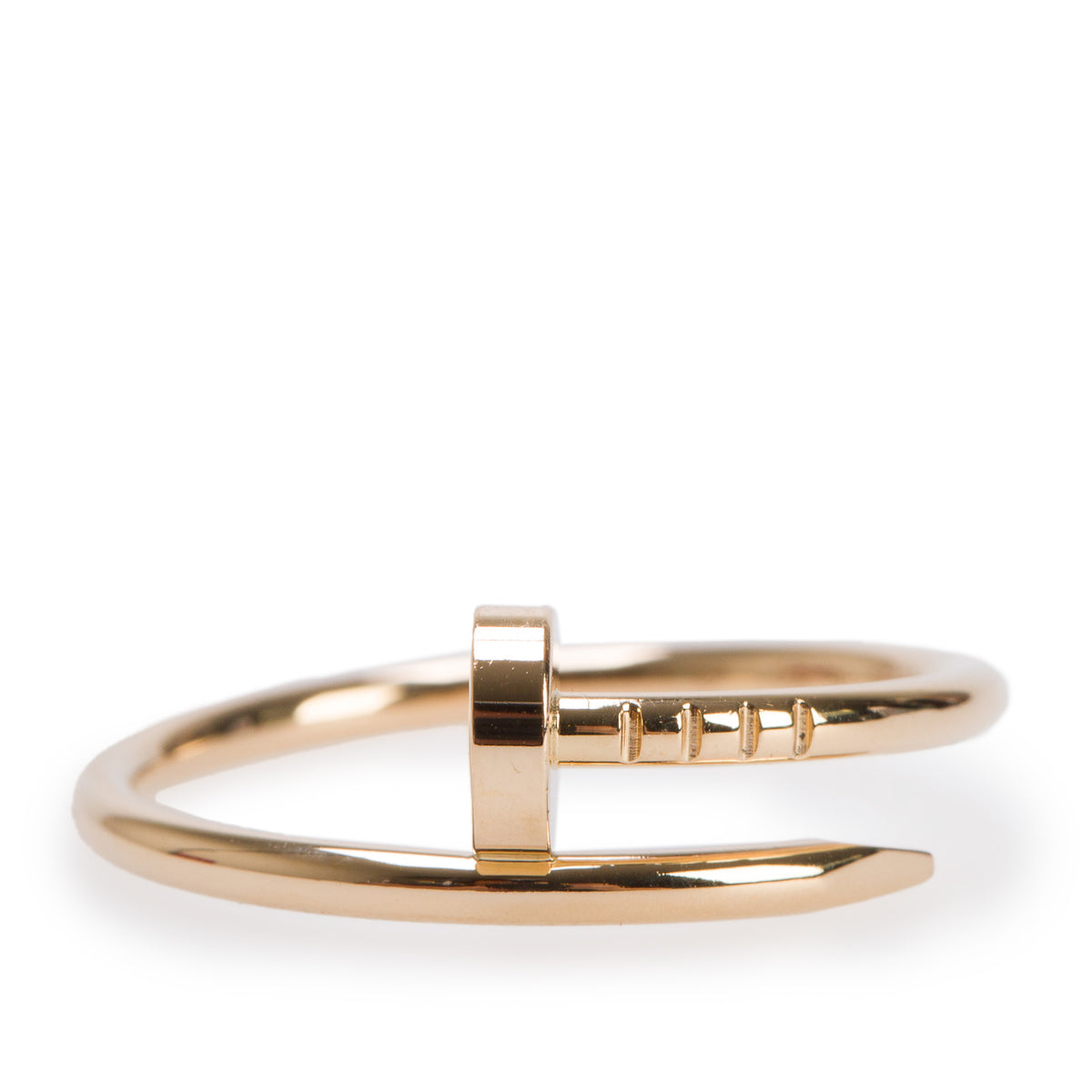 Cartier 18k Yellow Gold Juste Un Clou Ring, Small Model, Size 59 8.25 w/ Box & Certificate