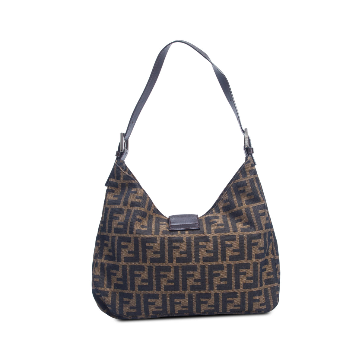 Fendi Brown Zucca Hobo