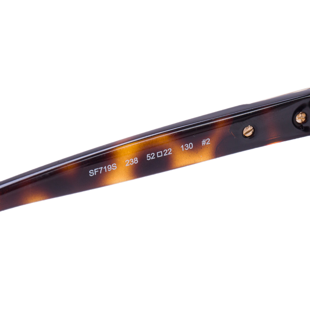 Ferragamo SF719S Tortoise Multi Round Sunglasses w/ Case