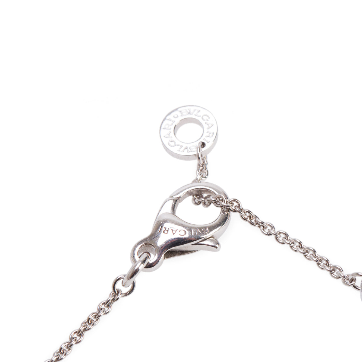 BVLGARI Bvlgari 18k White Gold Diamond Pendant Necklace