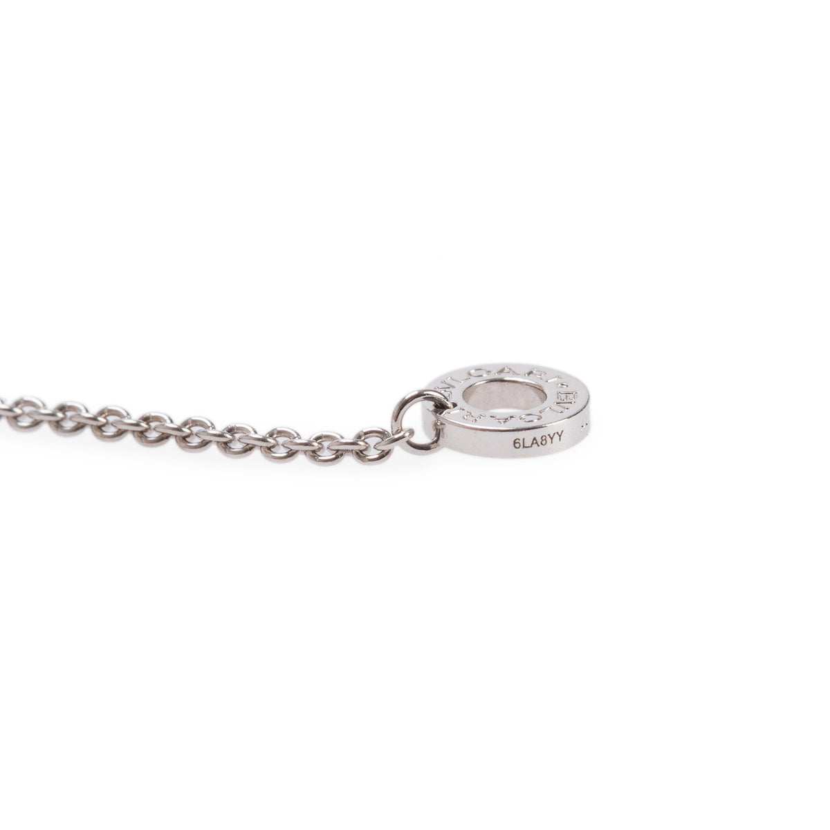 BVLGARI Bvlgari 18k White Gold Diamond Pendant Necklace