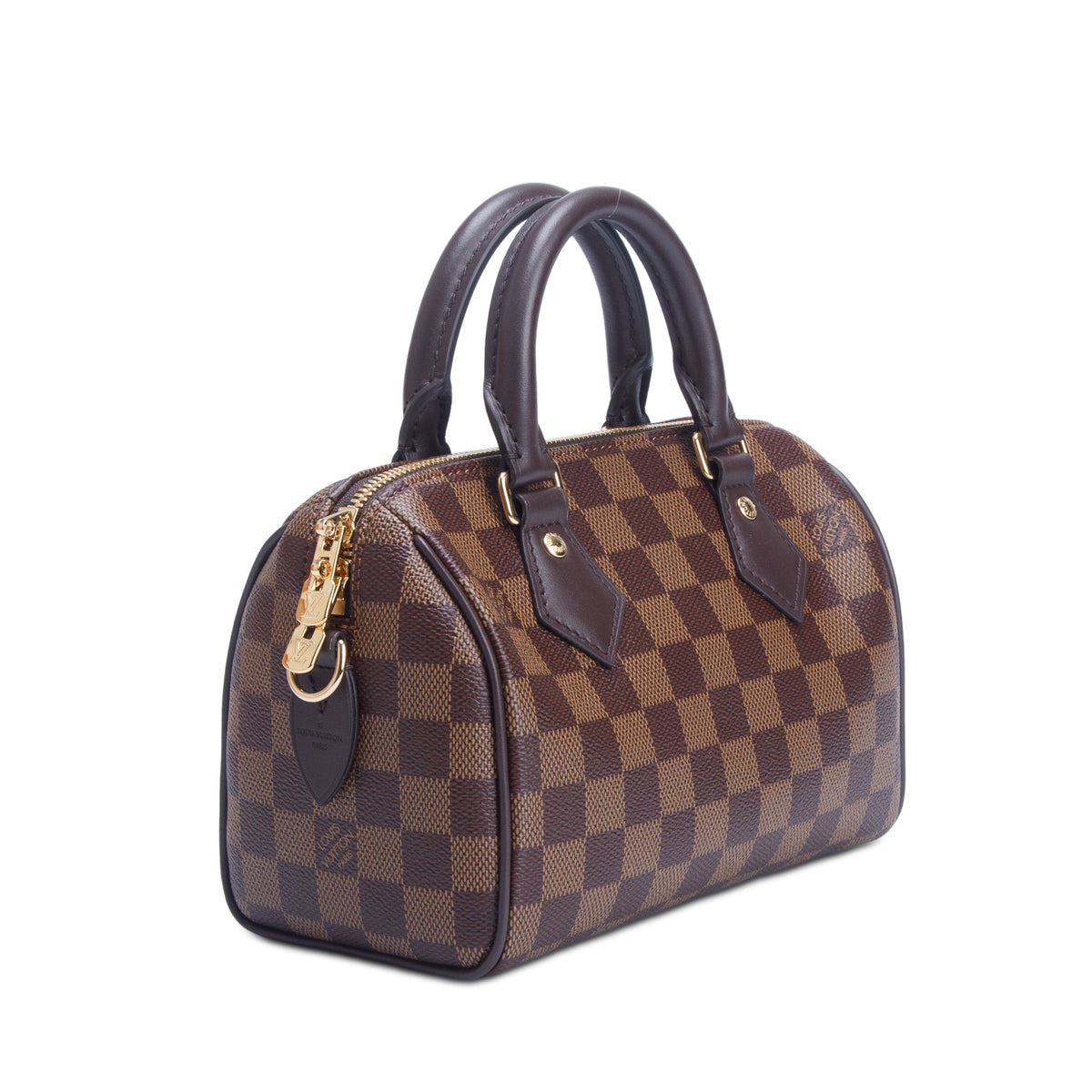 Louis Vuitton Damier Ebene Speedy Bandouliere 20 w/ Strap & Box