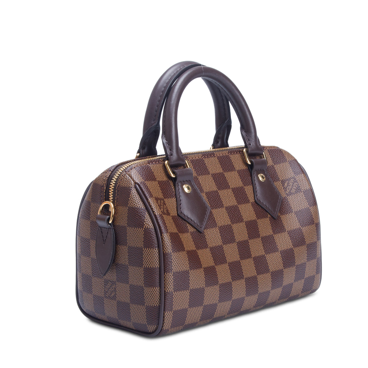 Louis Vuitton Damier Ebene Speedy Bandouliere 20 w/ Strap & Box