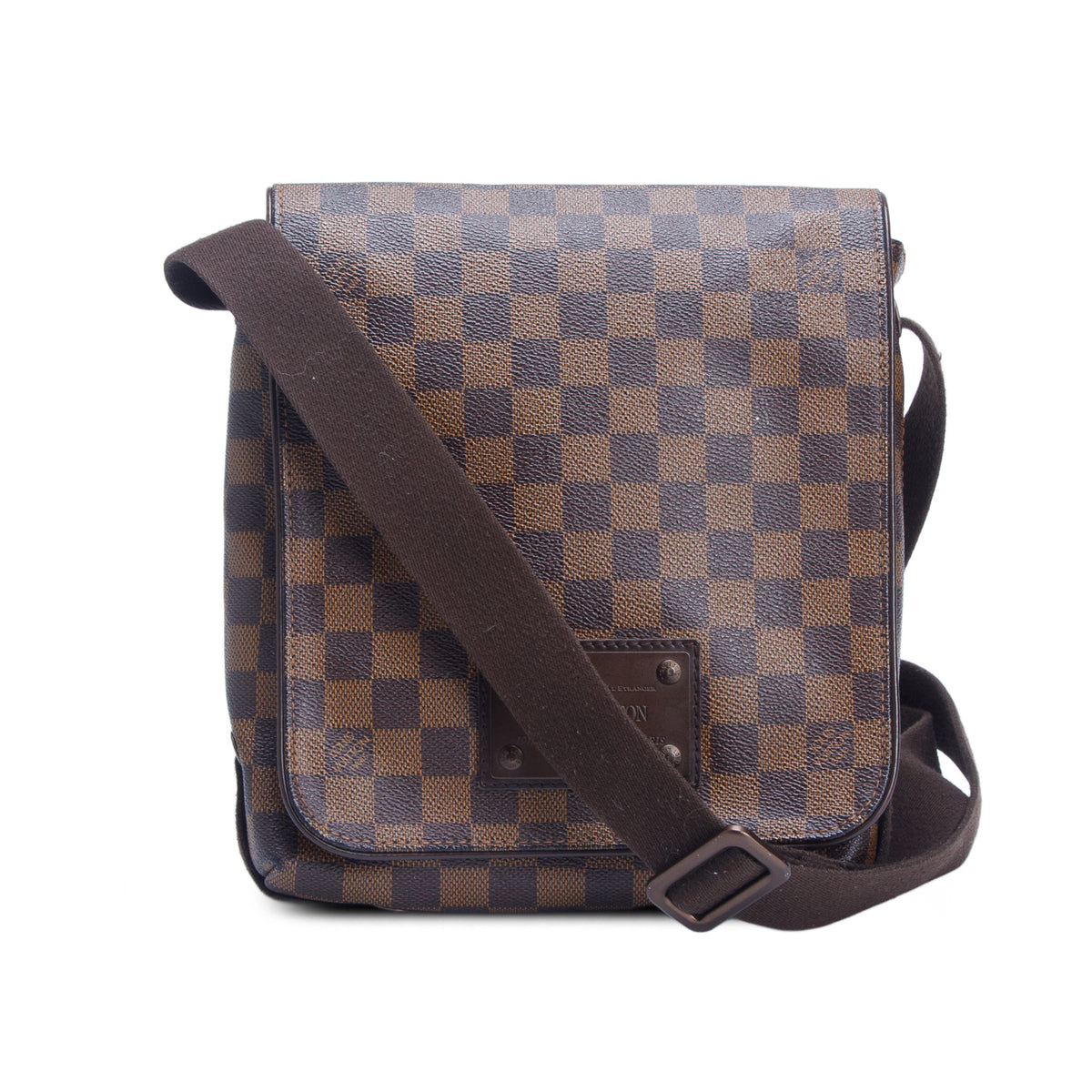 Louis Vuitton Damier Ebene Brooklyn PM Crossbody Bag
