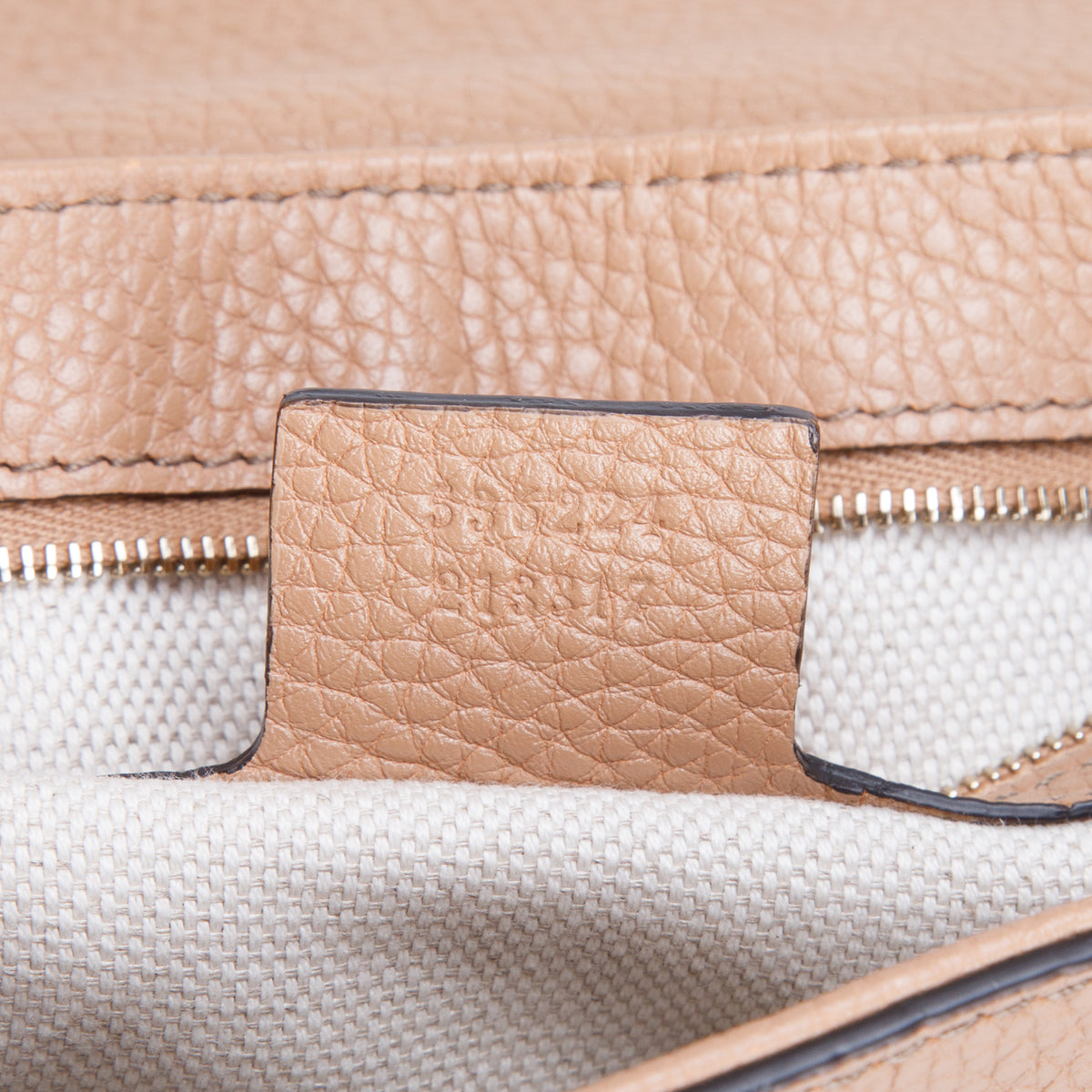 Gucci Brown Leather Medium Soho Flap Crossbody Bag w/ Box