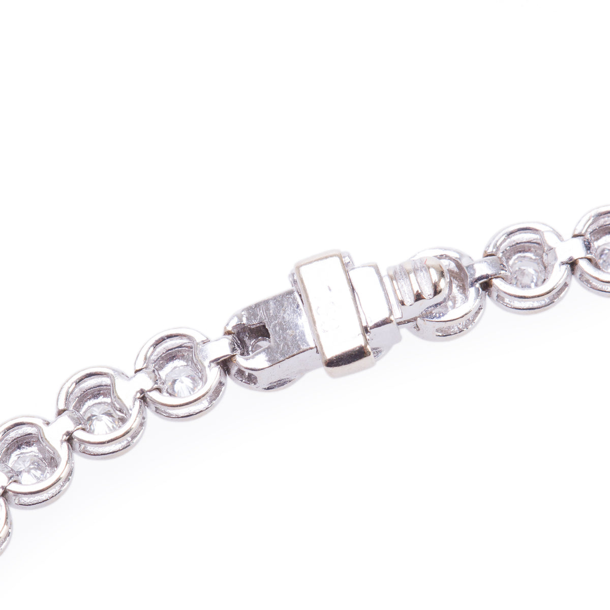 18k White Gold 1.54 tcw. Diamond Tennis Bracelet