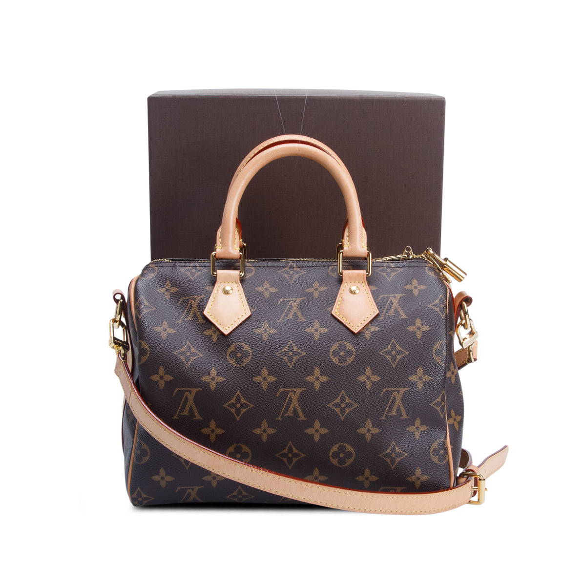 Louis Vuitton Monogram Speedy Bandouliere 25 w/ Box & Strap