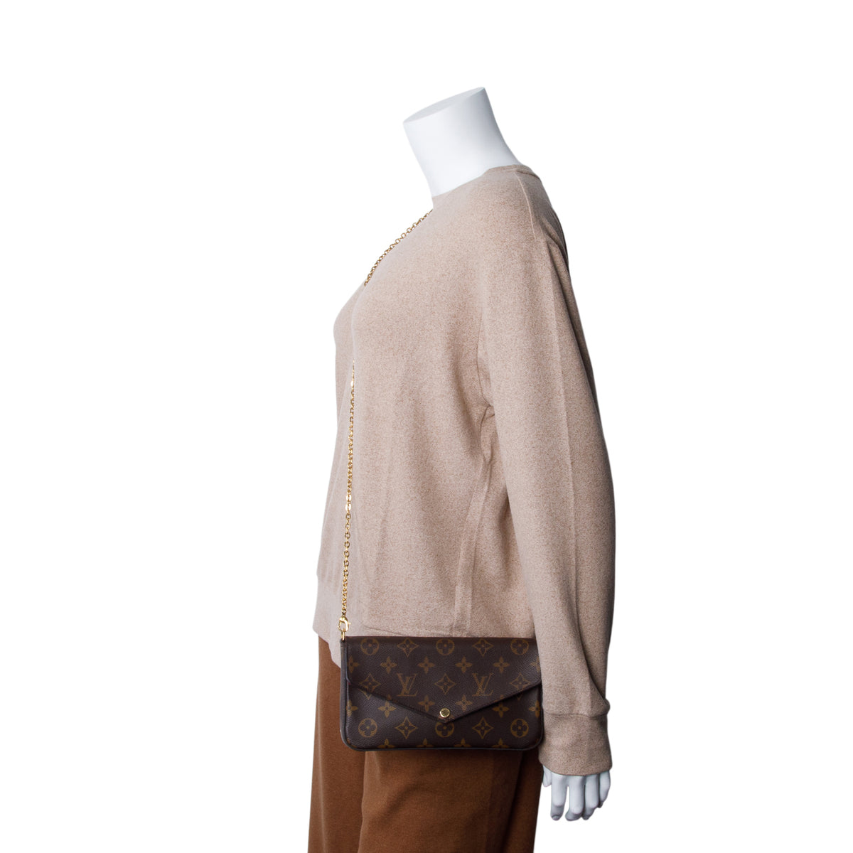 Louis Vuitton Monogram Pochette Felicie w/ Inserts