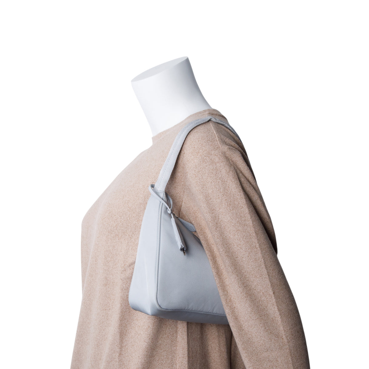 Prada Grey Re-Nylon Saffiano Re-Edition 2000 Mini Bag