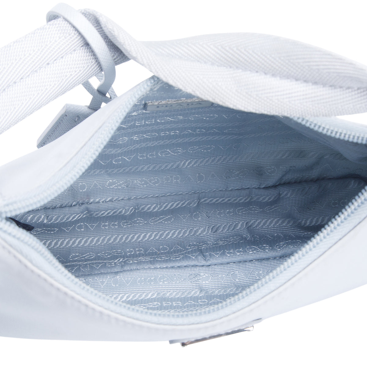 Prada Grey Re-Nylon Saffiano Re-Edition 2000 Mini Bag