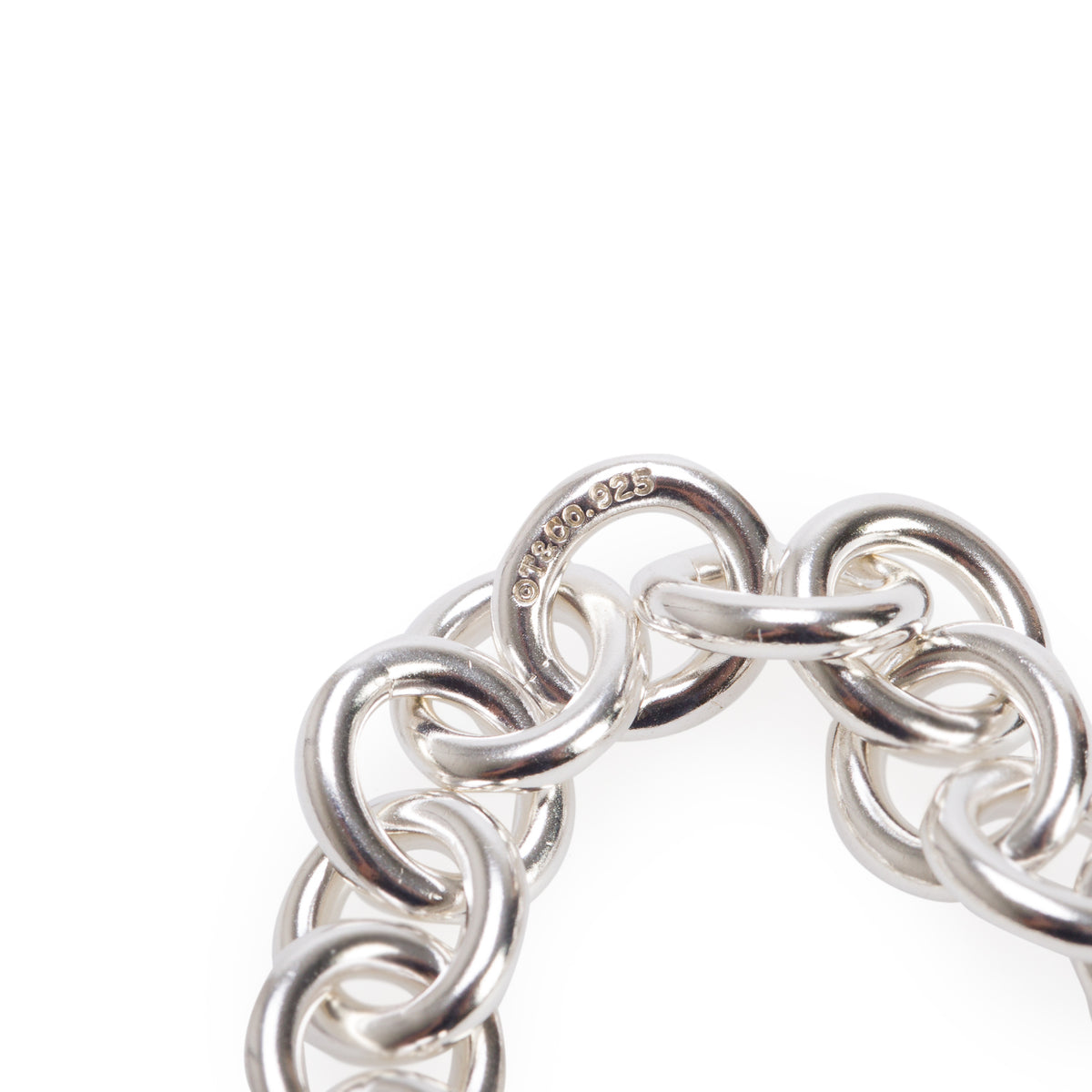 Tiffany & Co. Sterling Silver Medium Round Link Bracelet