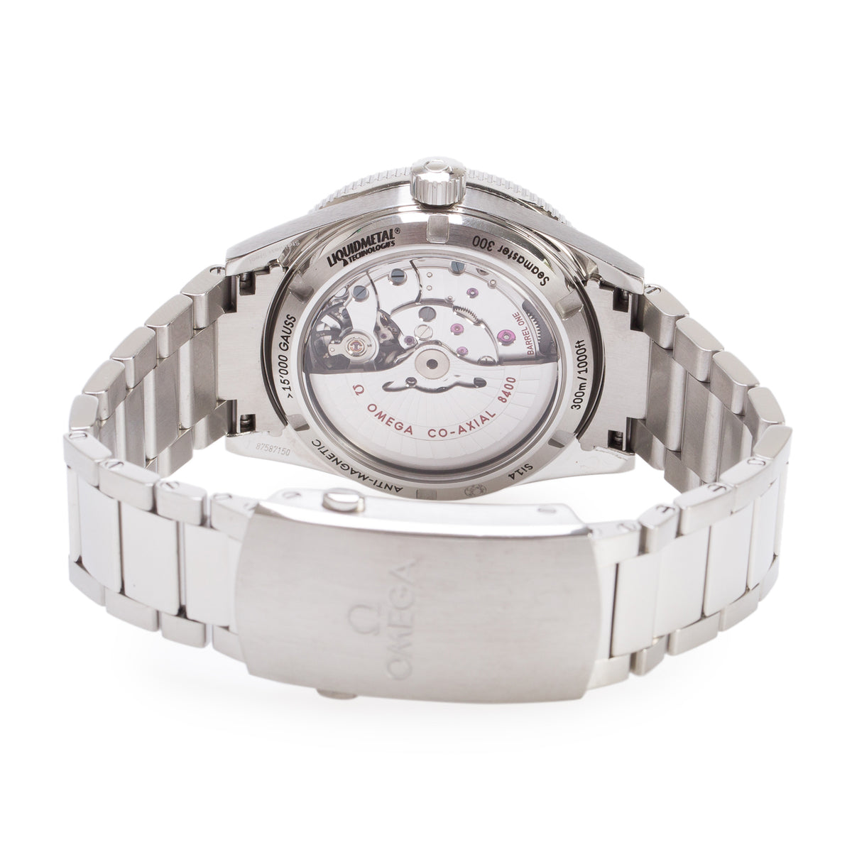 Omega 2020 Stainless Steel Seamaster 300 41 MM Master Co-Axial Chronometer Automatic Watch Black Dial w/ Box & Papers