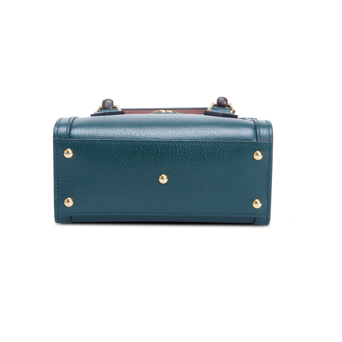 Gucci Green Calfskin Leather Diana Mini Tote Bag w/ Strap