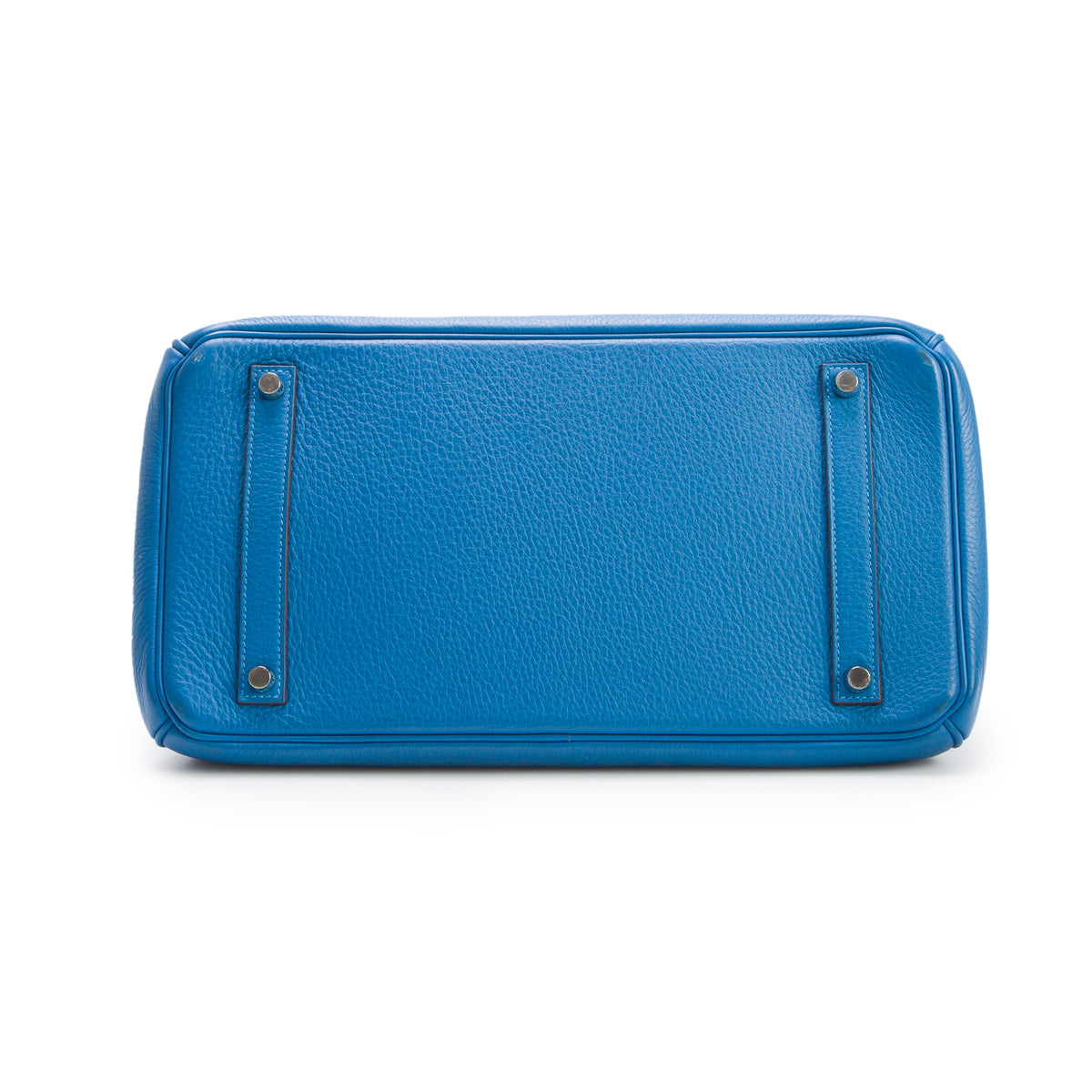 Hermes Bleu Taurillon Clemence Birkin 35