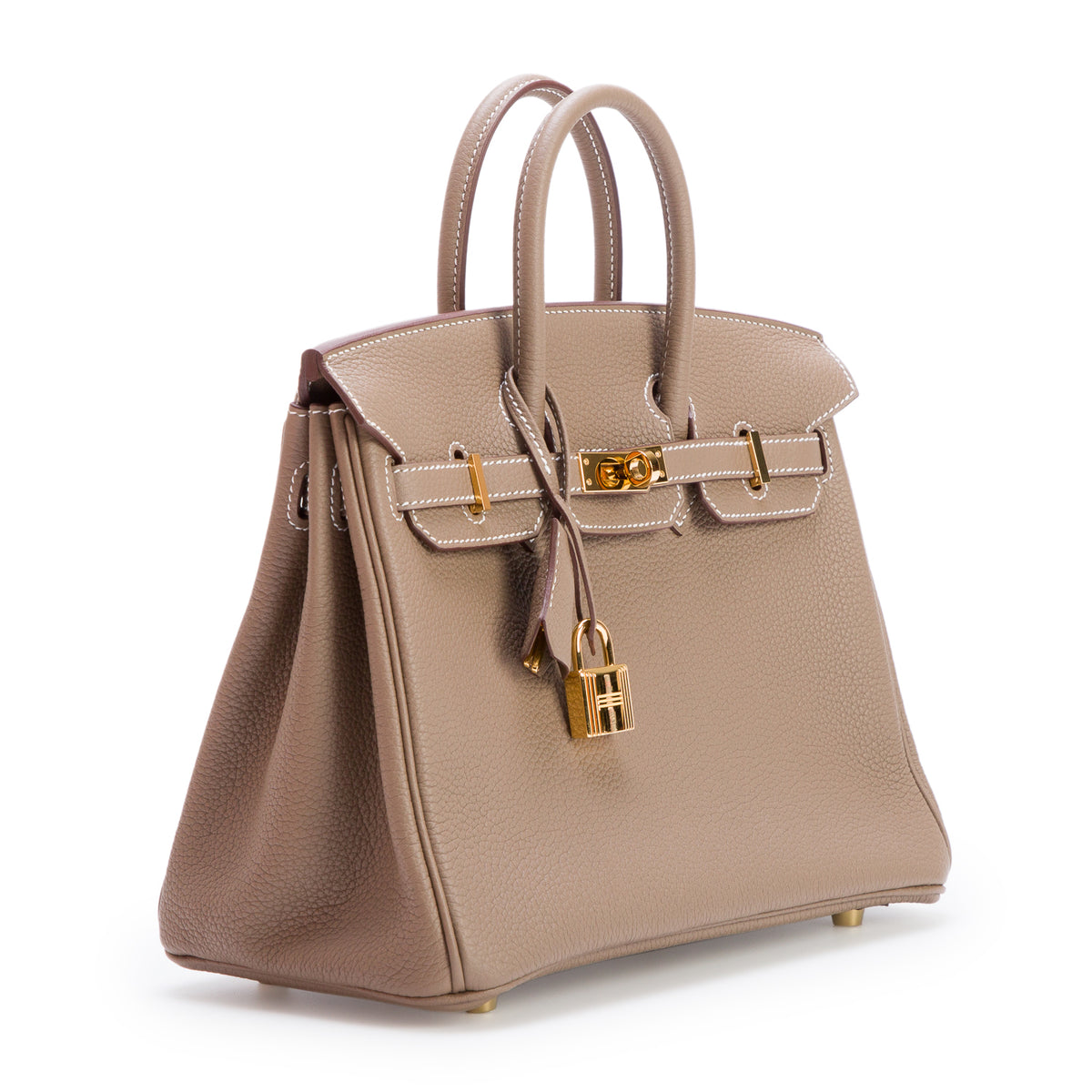 Hermes 2026 Etoupe Togo Birkin 25 w/ Box