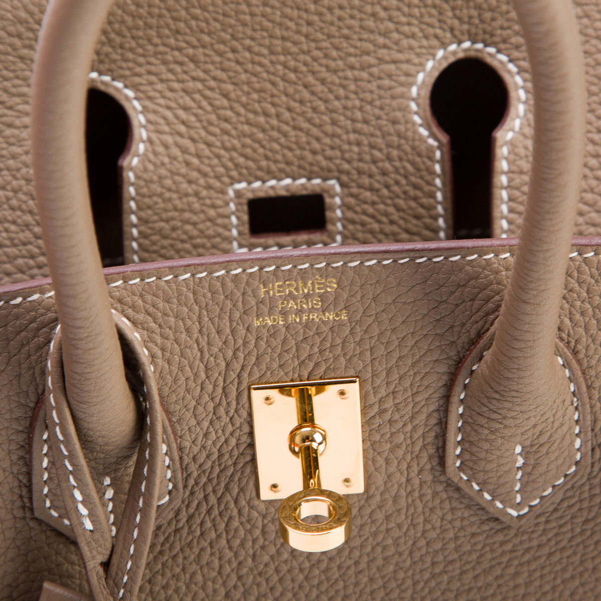 Hermes 2026 Etoupe Togo Birkin 25 w/ Box