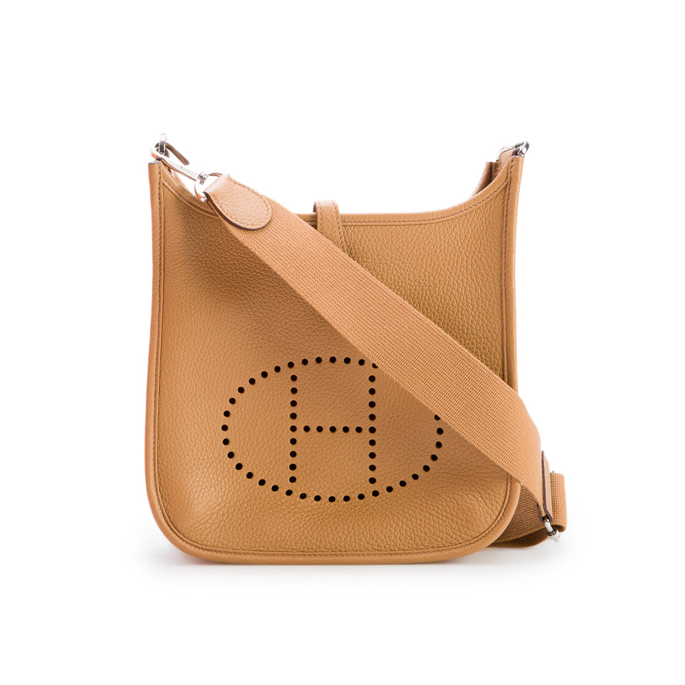Hermes 2025 Biscuit Taurillon Clemence Amazone Evelyne III 23 w/ Box
