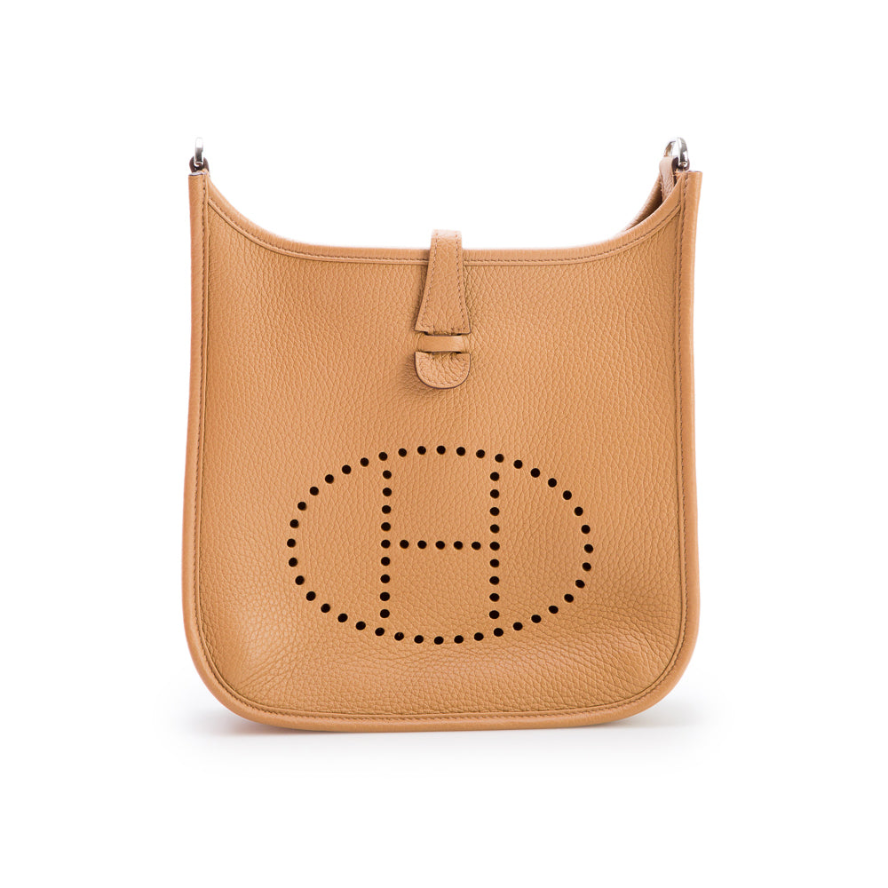 Hermes 2025 Biscuit Taurillon Clemence Amazone Evelyne III 23 w/ Box