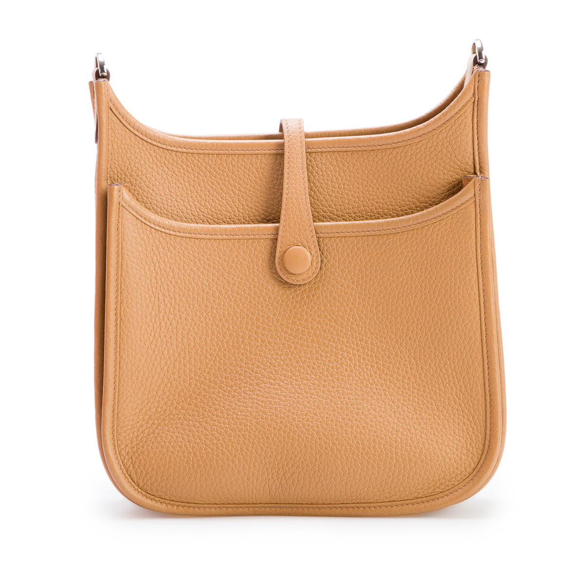 Hermes 2025 Biscuit Taurillon Clemence Amazone Evelyne III 23 w/ Box