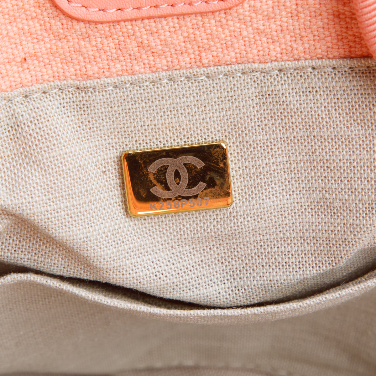 Chanel Pink Mixed Fibers Small Deauville Tote