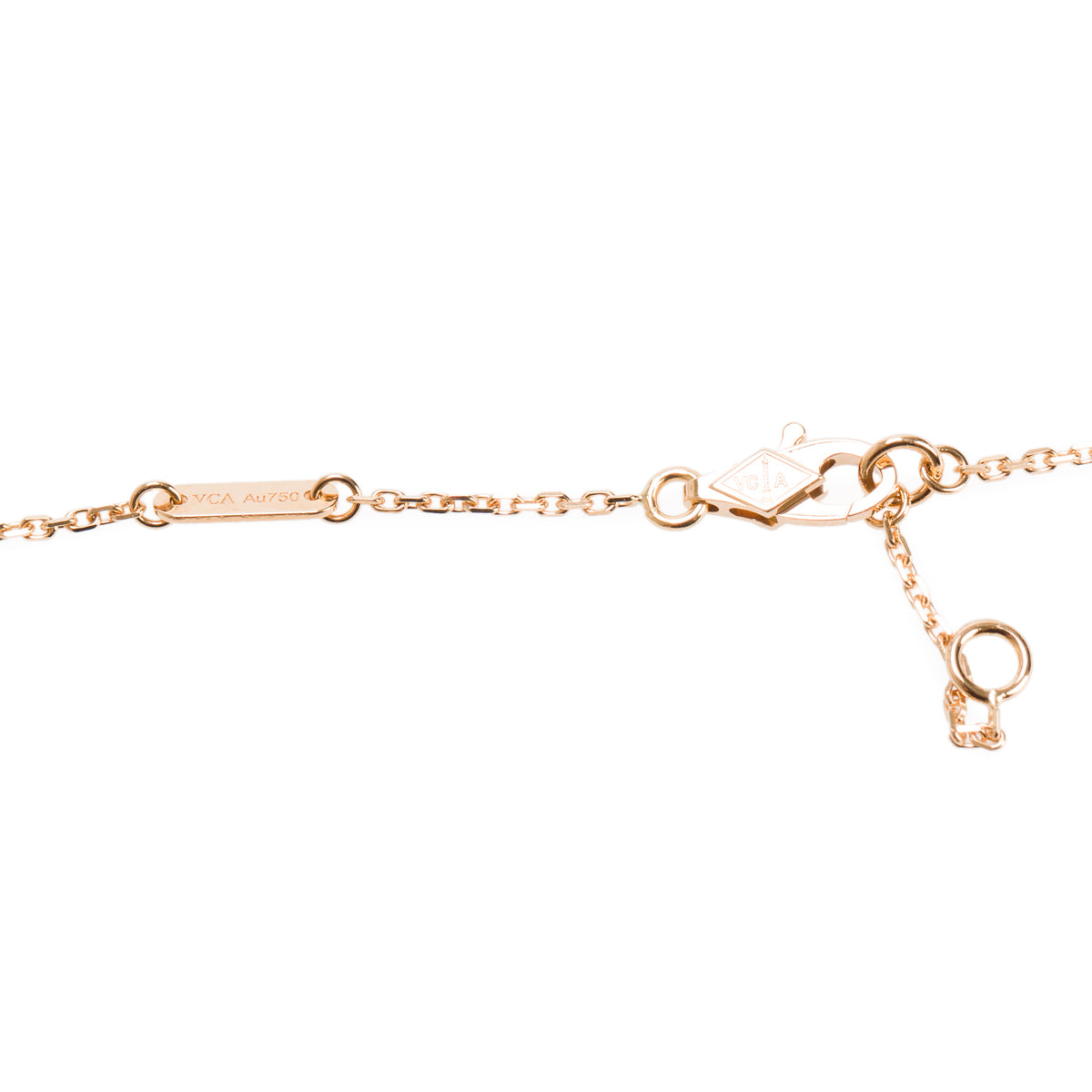 Van Cleef & Arpels 2025 18k Yellow Gold Diamond Frivole Pendant Necklace, Mini Model w/ Box & Certificate