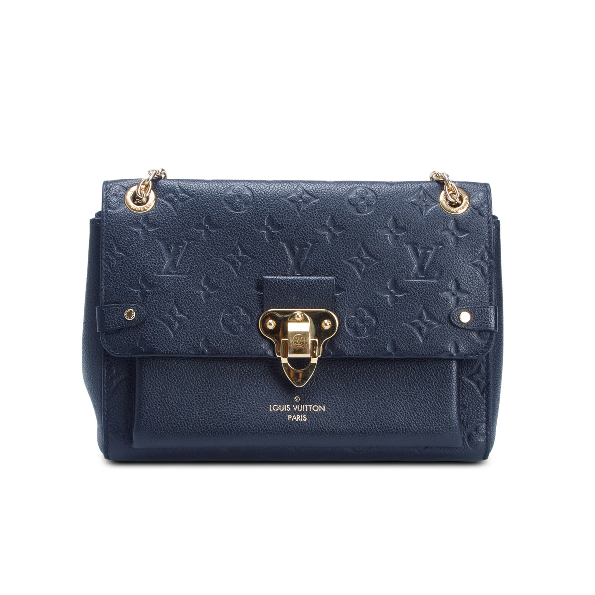 Louis Vuitton Black Monogram Empreinte Leather Vavin PM