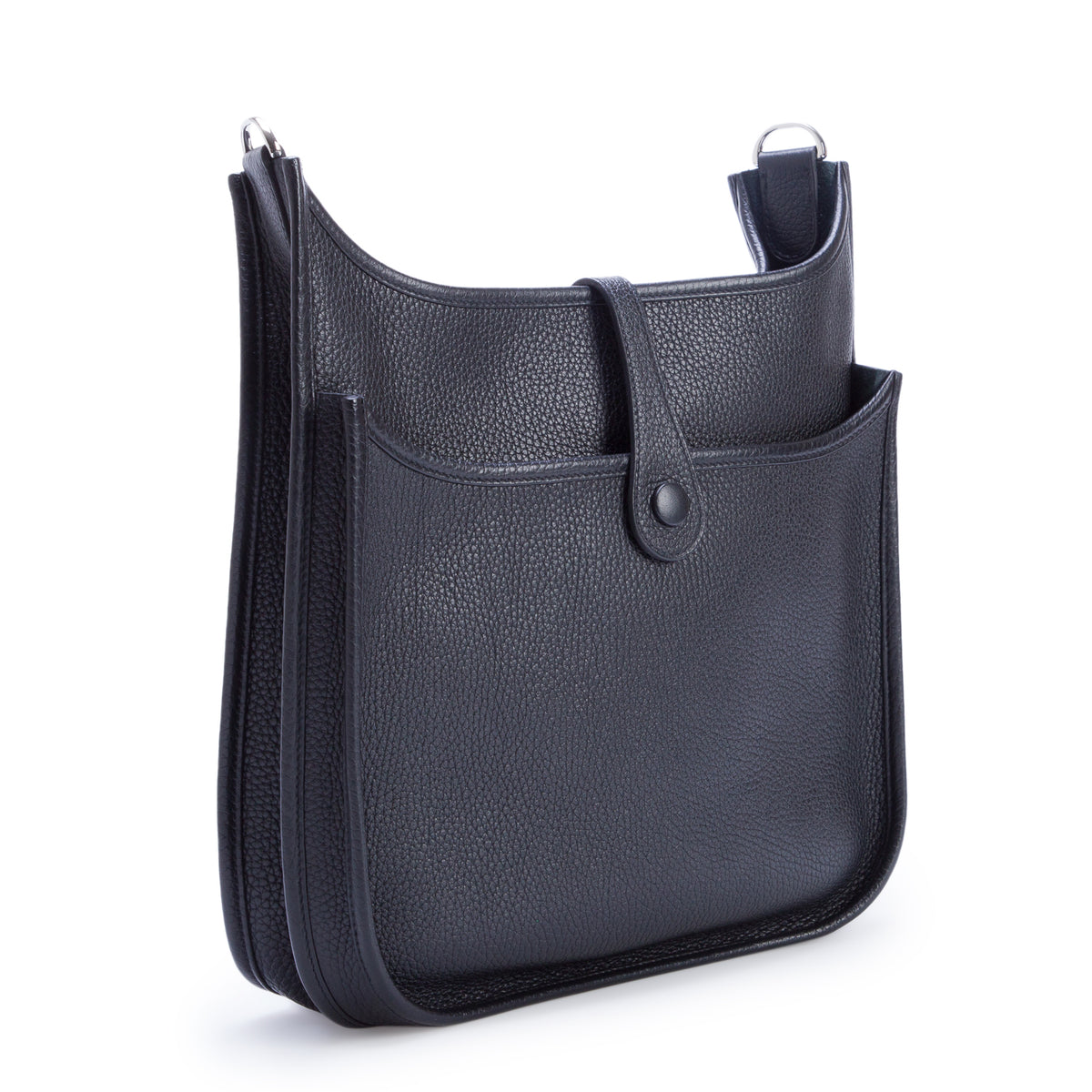 Hermes Noir Taurillon Clemence Evelyne III 29 Bag