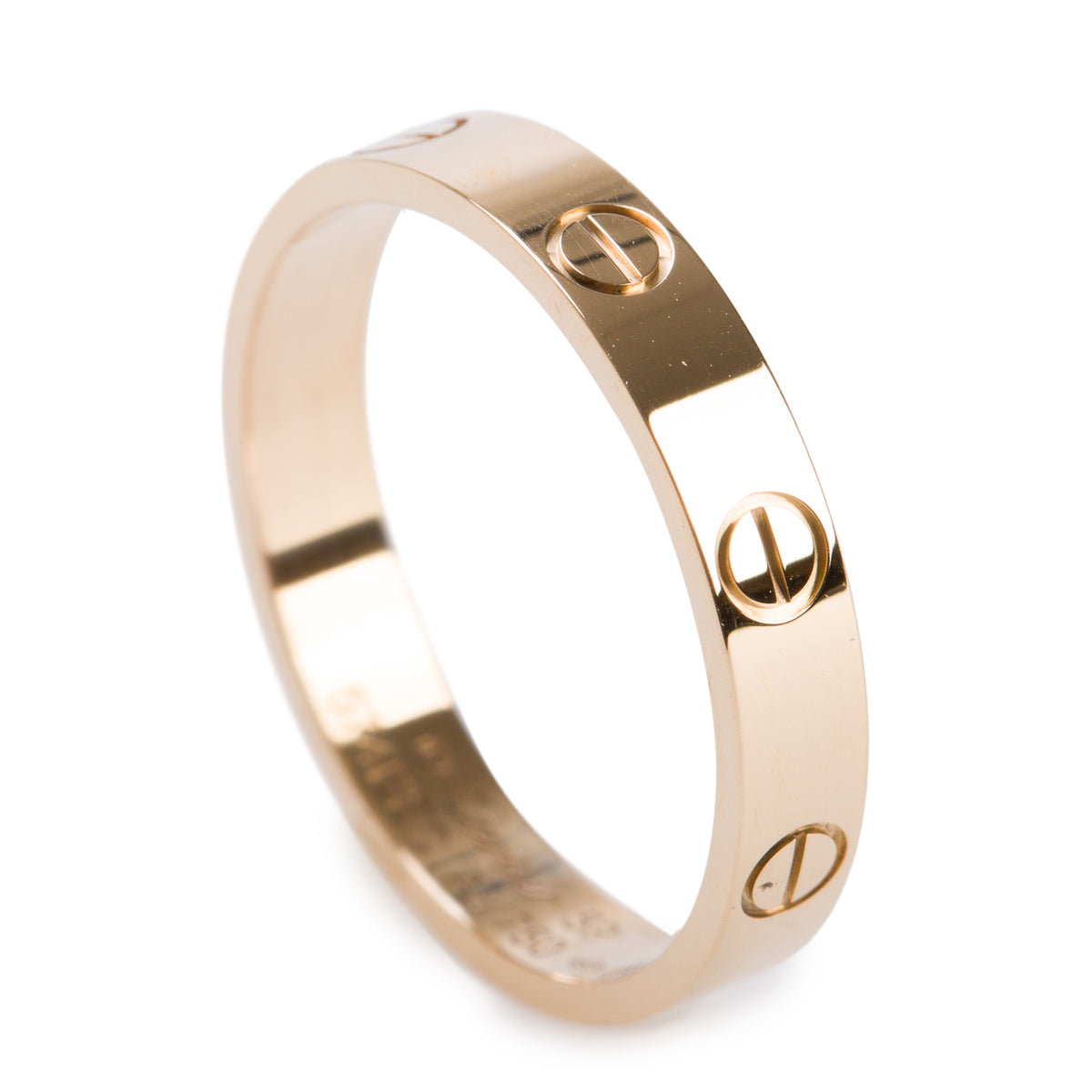 Cartier 2025 18k Yellow Gold 3.6 mm Love Wedding Band Ring, Small Model Size 59 8.75 w/ Box & Certificate