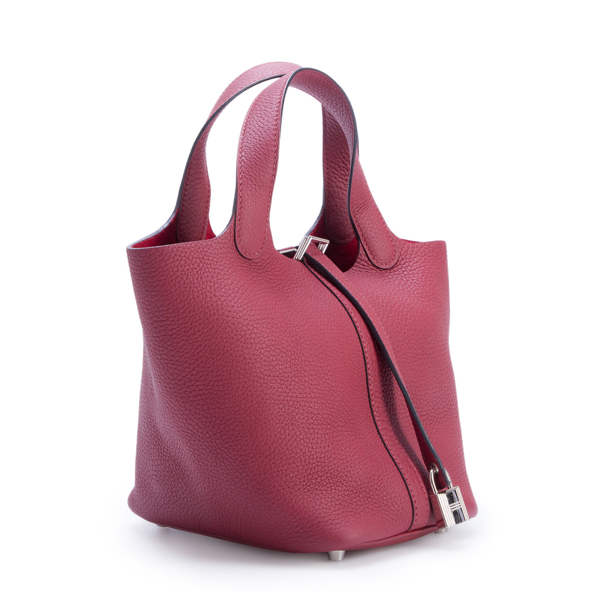 Hermes 2024 Rouge H Taurillon Clemence Picotin Lock 18