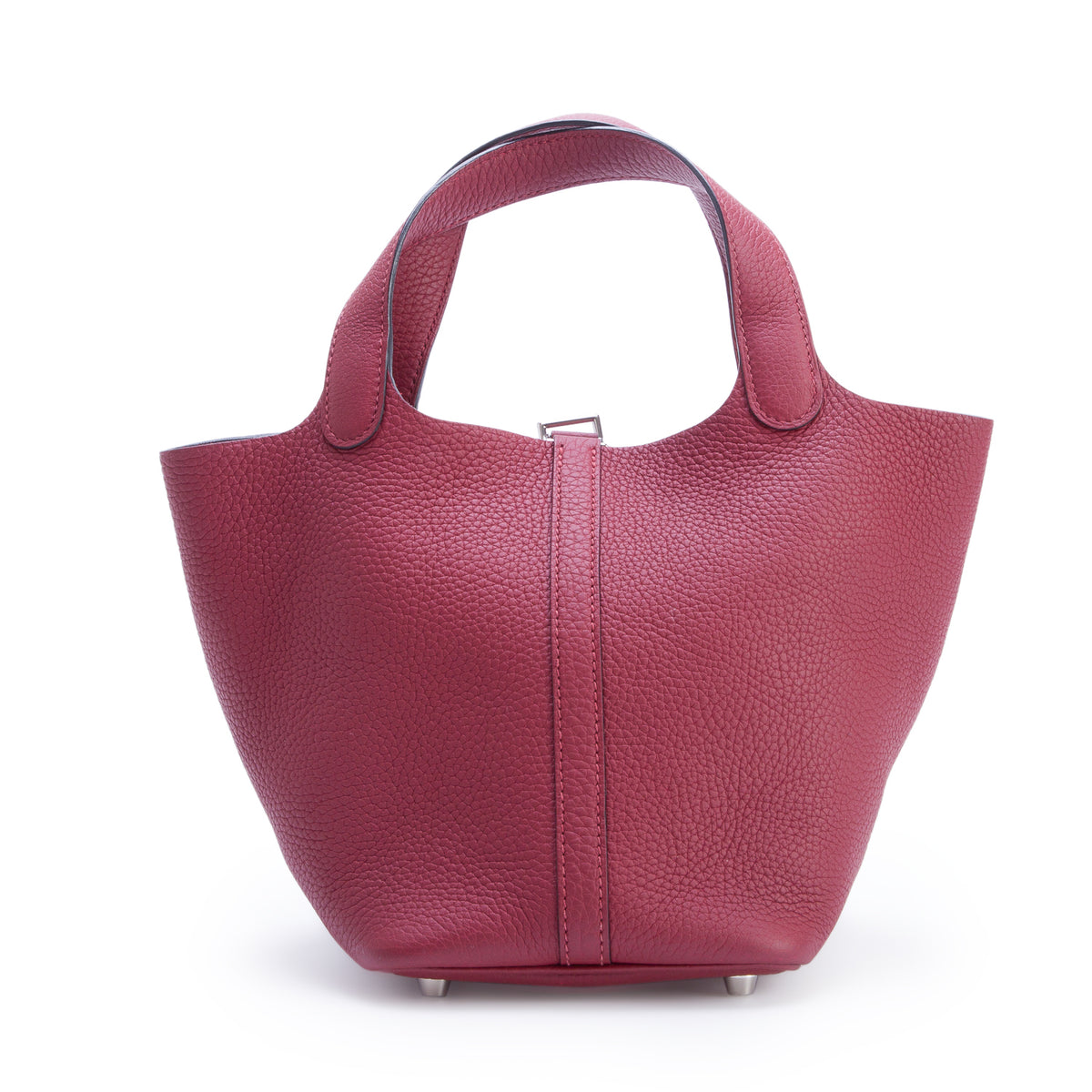 Hermes 2024 Rouge H Taurillon Clemence Picotin Lock 18