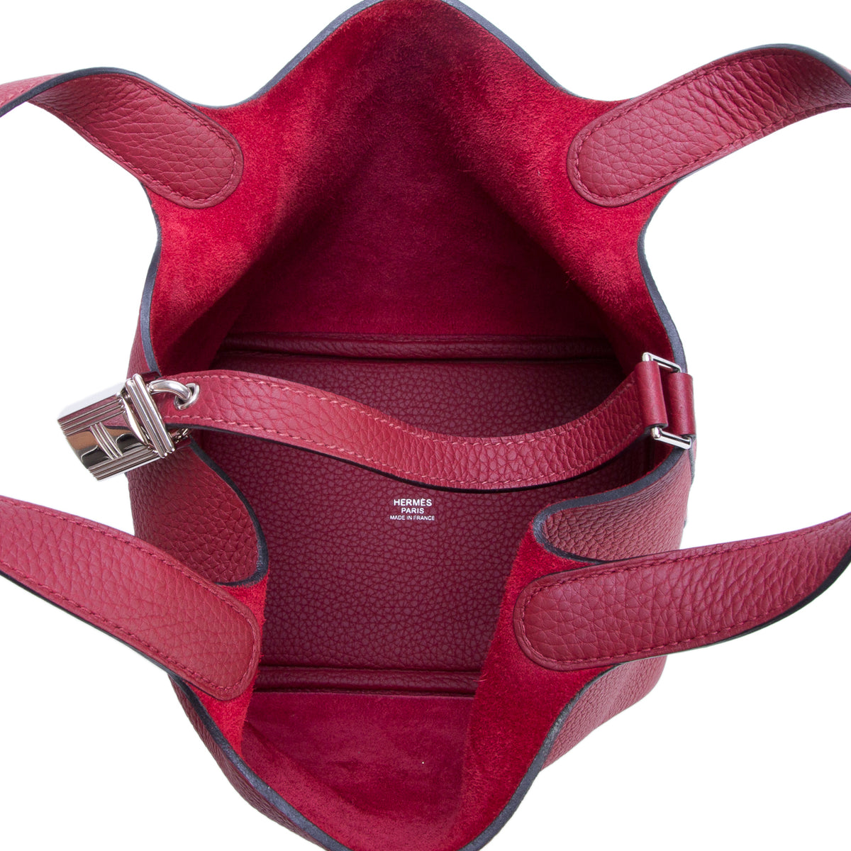 Hermes 2024 Rouge H Taurillon Clemence Picotin Lock 18