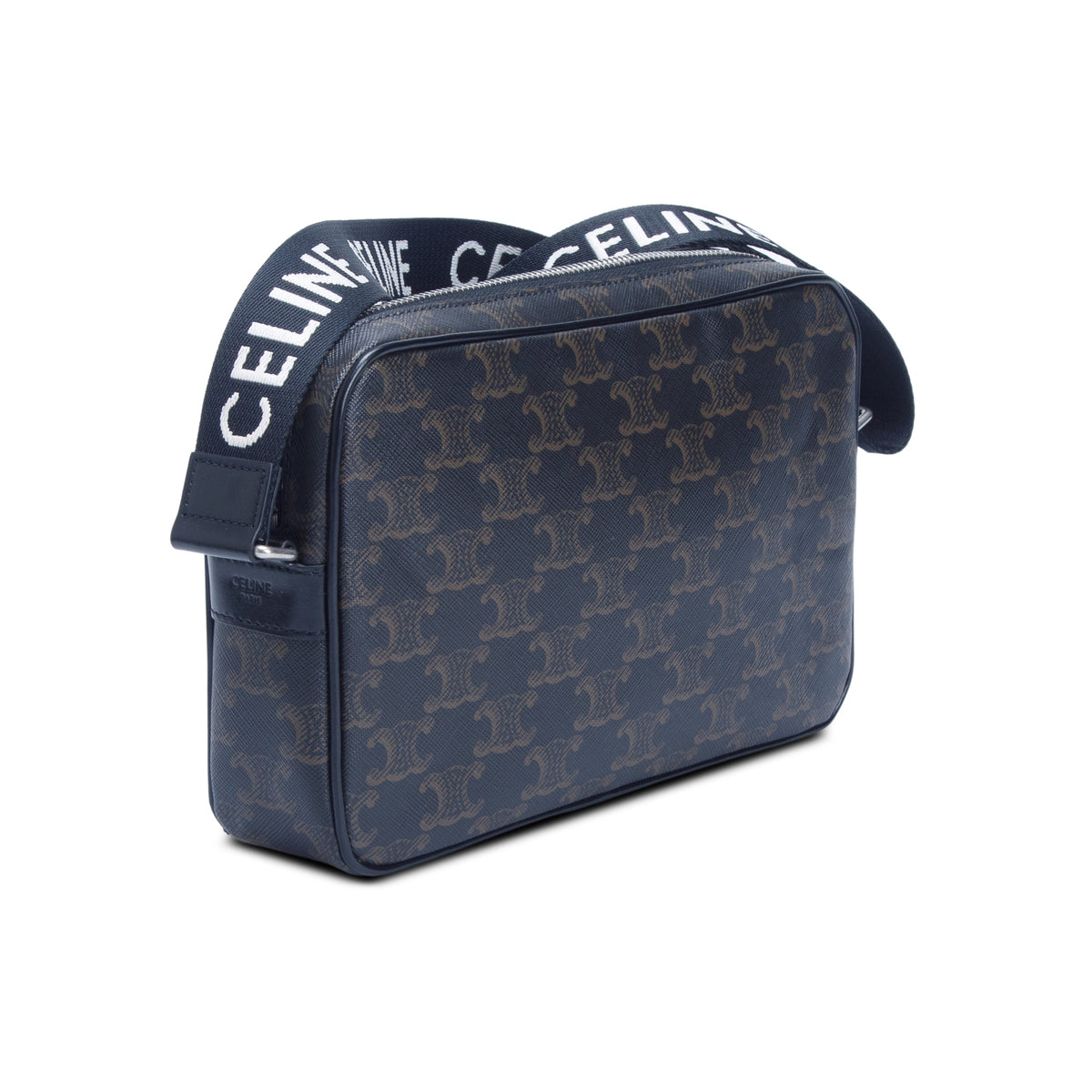 Celine 2024 Black Triomphe Messenger Bag