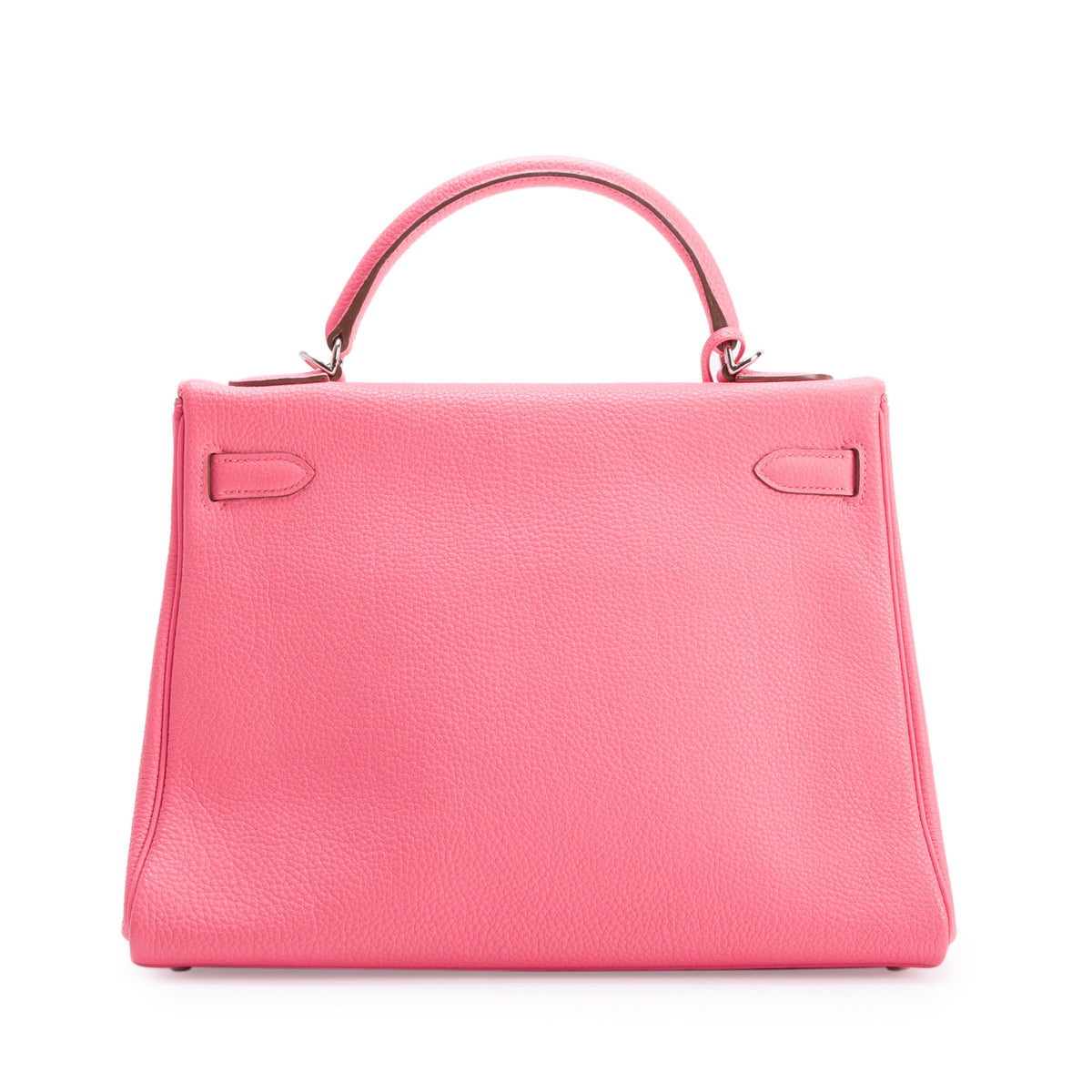 Hermes Rose D'Ete Taurillon Clemence Kelly II Retourne 32 w/ Strap