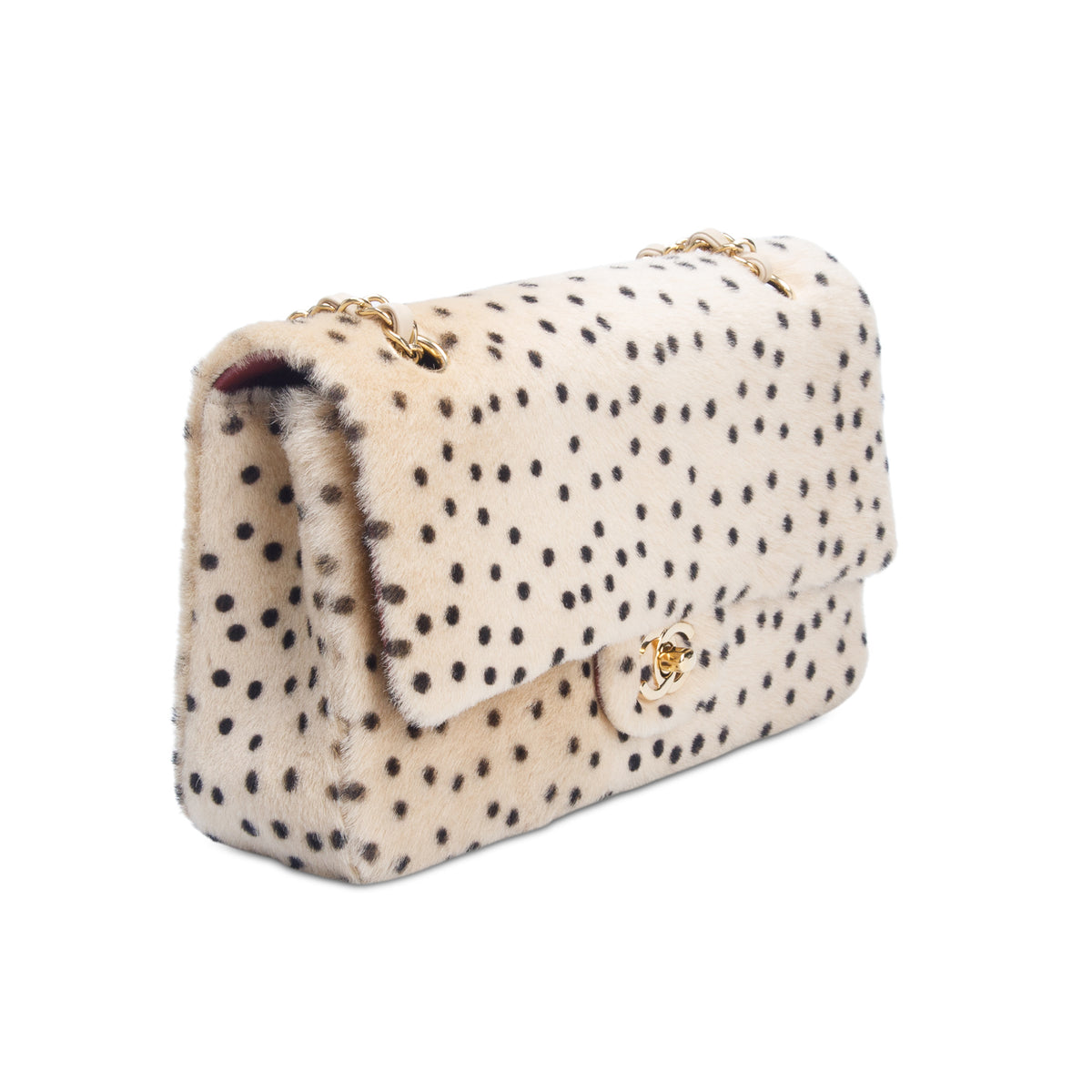 Chanel 2026 Pony Hair Cheetah Printed Creative Fabrics Flap w/ Box