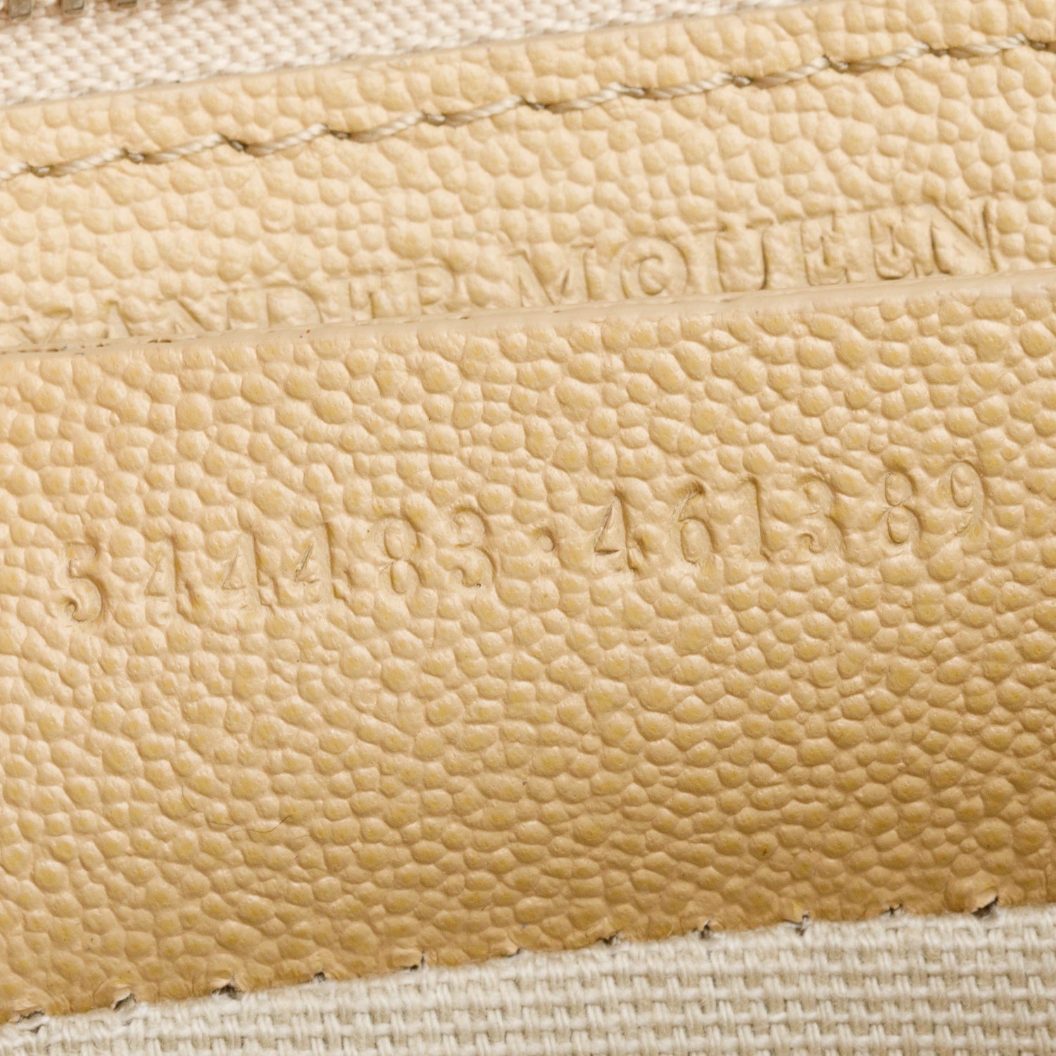 Alexander McQueen Beige Calfskin Leather Heroin Tote