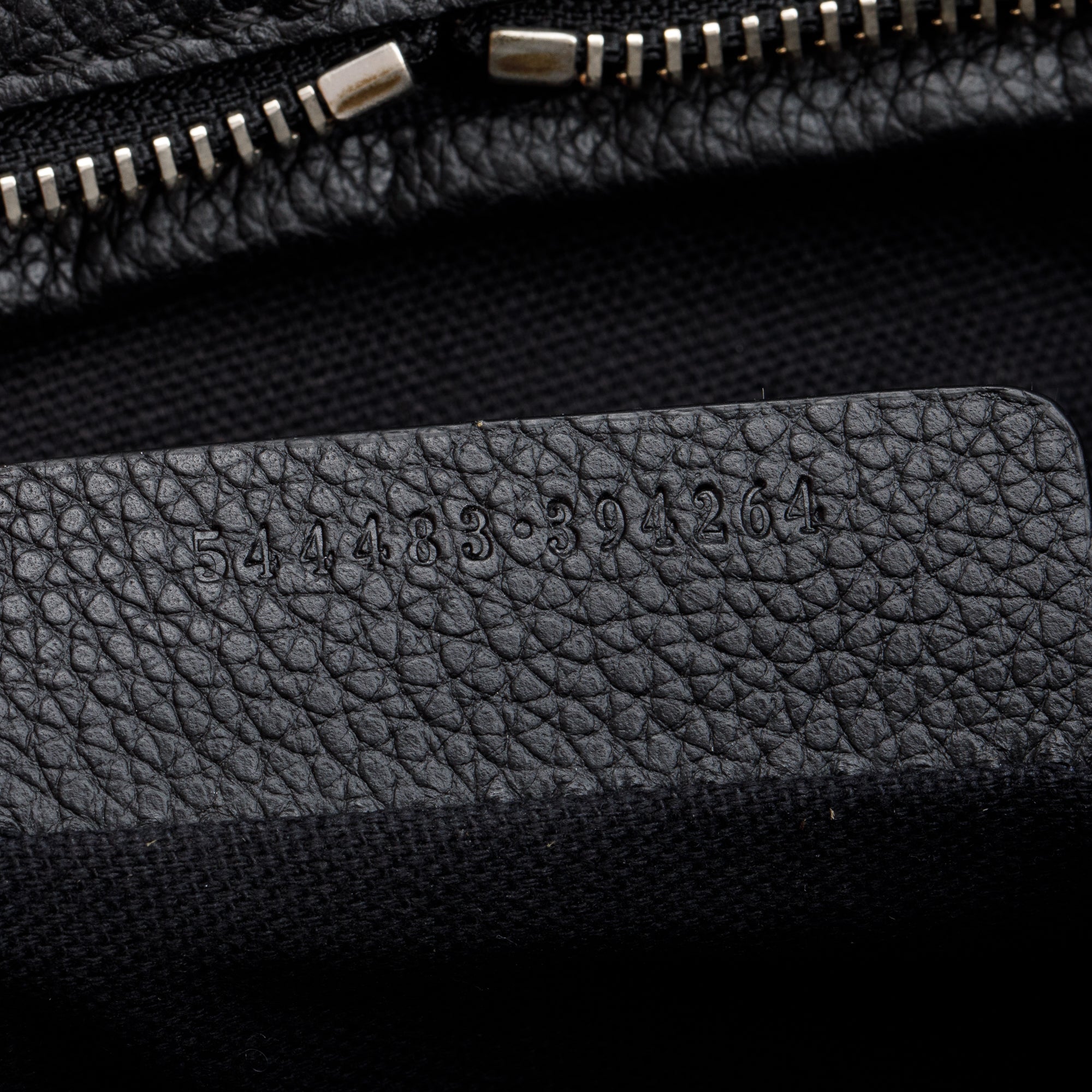 Alexander McQueen Black Calfskin Leather Large Padlock Zip Around Tote w/ Strap