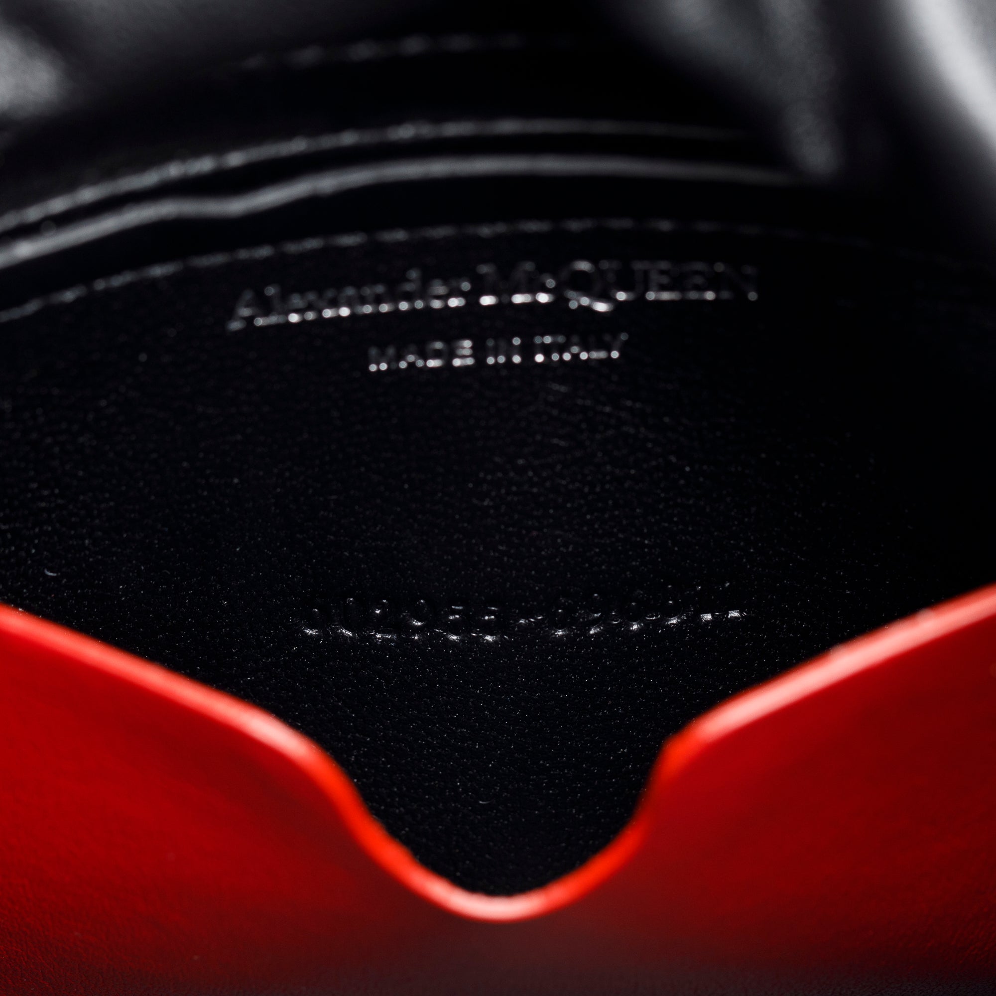 Alexander McQueen Black Calfskin Leather The Soft Curve Bucket Bag w/ Box